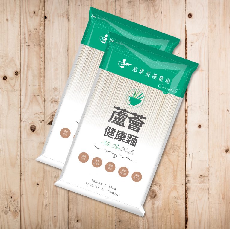 蘆薈養生麵條包裝【御正食品】