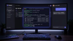 在 Zeabur 部署 WordPress 並用 Claude Code SSH 管理的示意圖